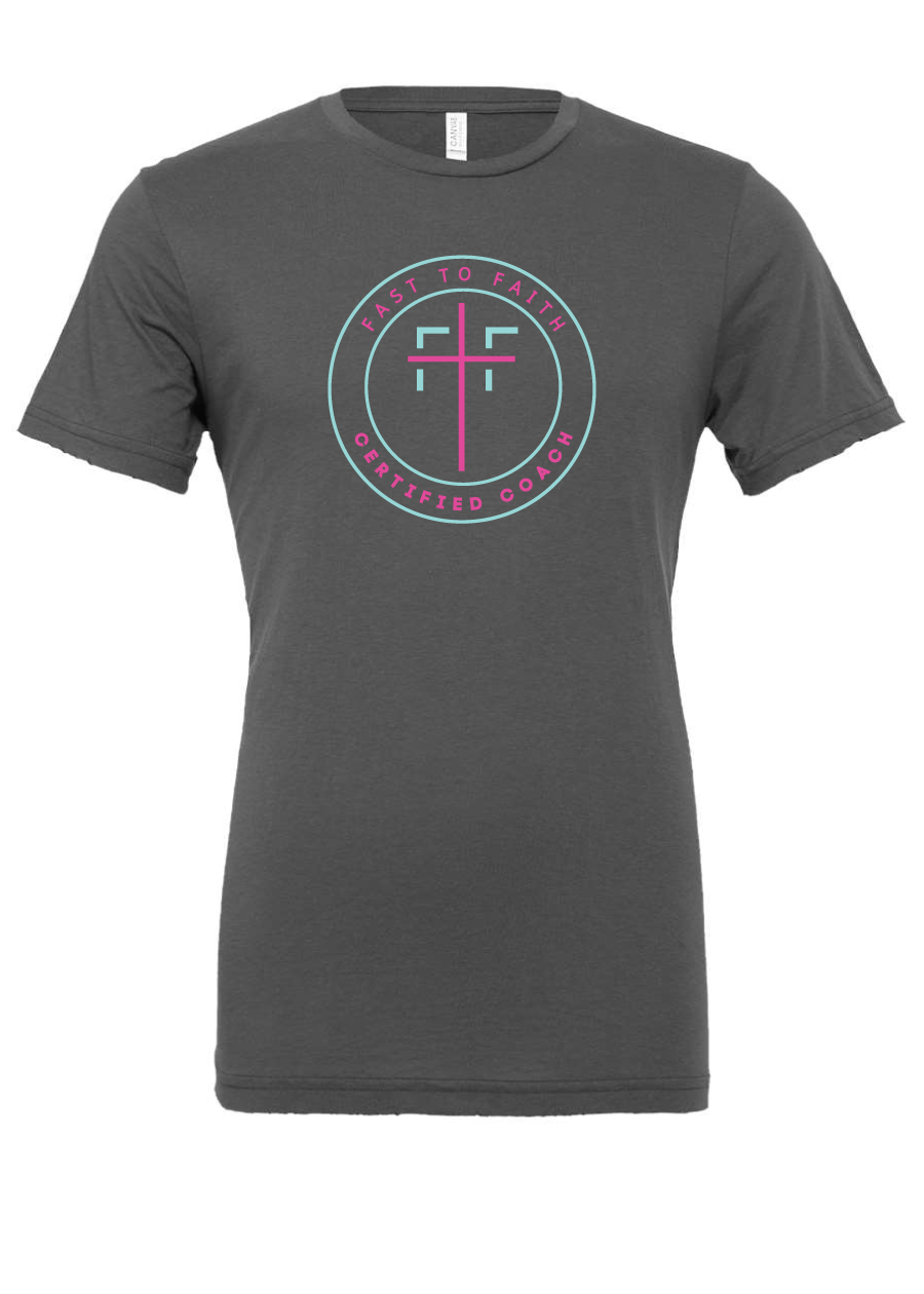 Fast to Faith - Adult Premium T-Shirt, Coaches Only (multiple colors)