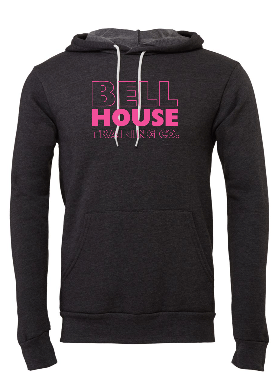 Bell House - Limited Edition PINK Unisex Premium Hooded Sweatshirt (multiple logos)