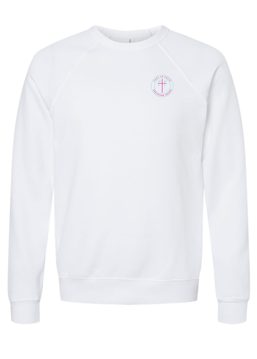 Fast to Faith - Adult Premium Crewneck Sweatshirt, Coaches Only (multiple colors)