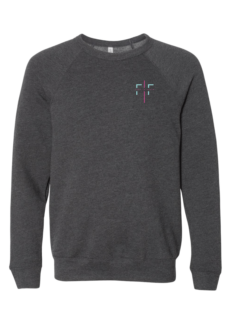 Fast to Faith - Adult Premium Crewneck Sweatshirt (multiple colors)