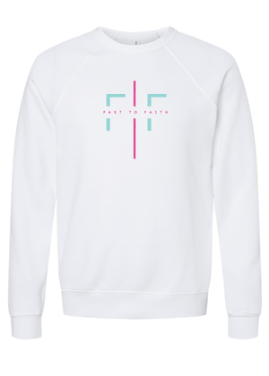 Fast to Faith - Adult Premium Crewneck Sweatshirt (multiple colors)