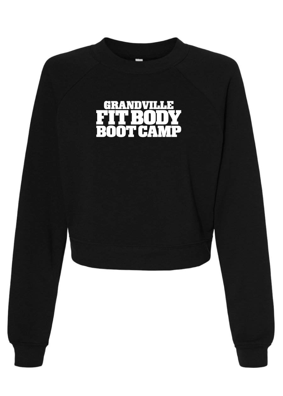 Grandville Fit Body - Women's Premium Crop Crewneck Sweatshirt