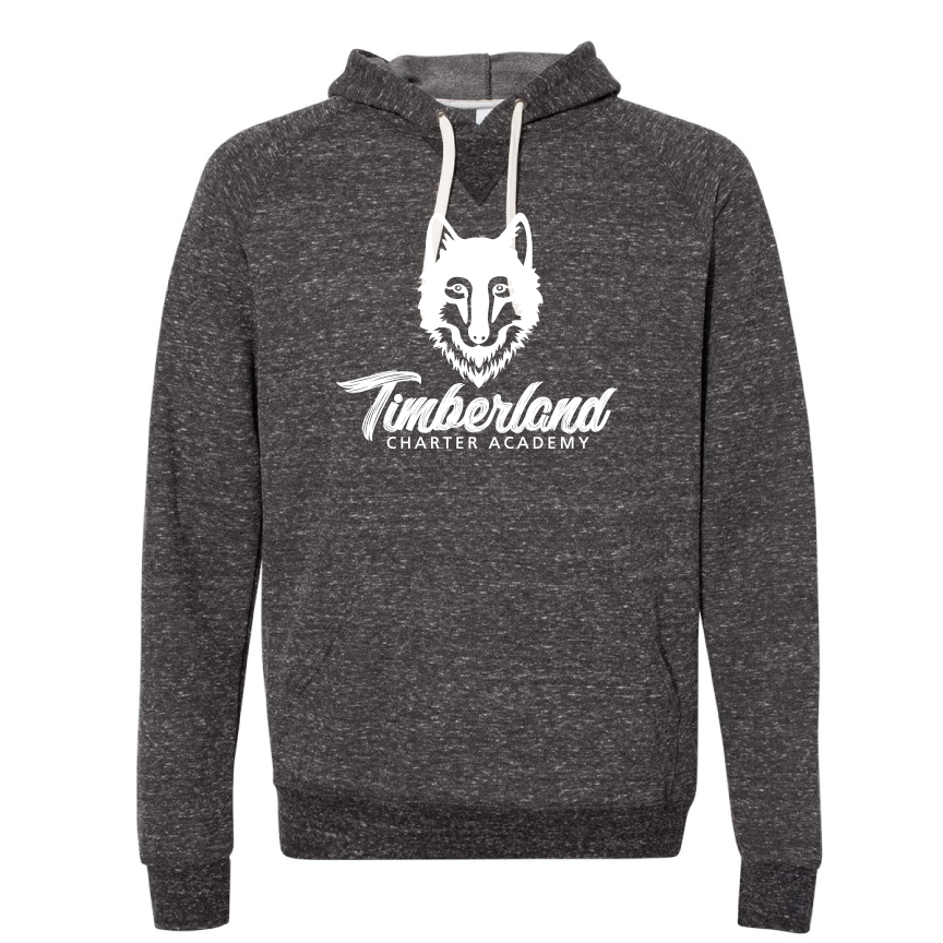Timberland - Adult Snow Heather French Terry Raglan Hoodie