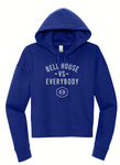 Bell House - Limited Edition Women's Modest Crop Hooded Sweatshirt (multiple colors)