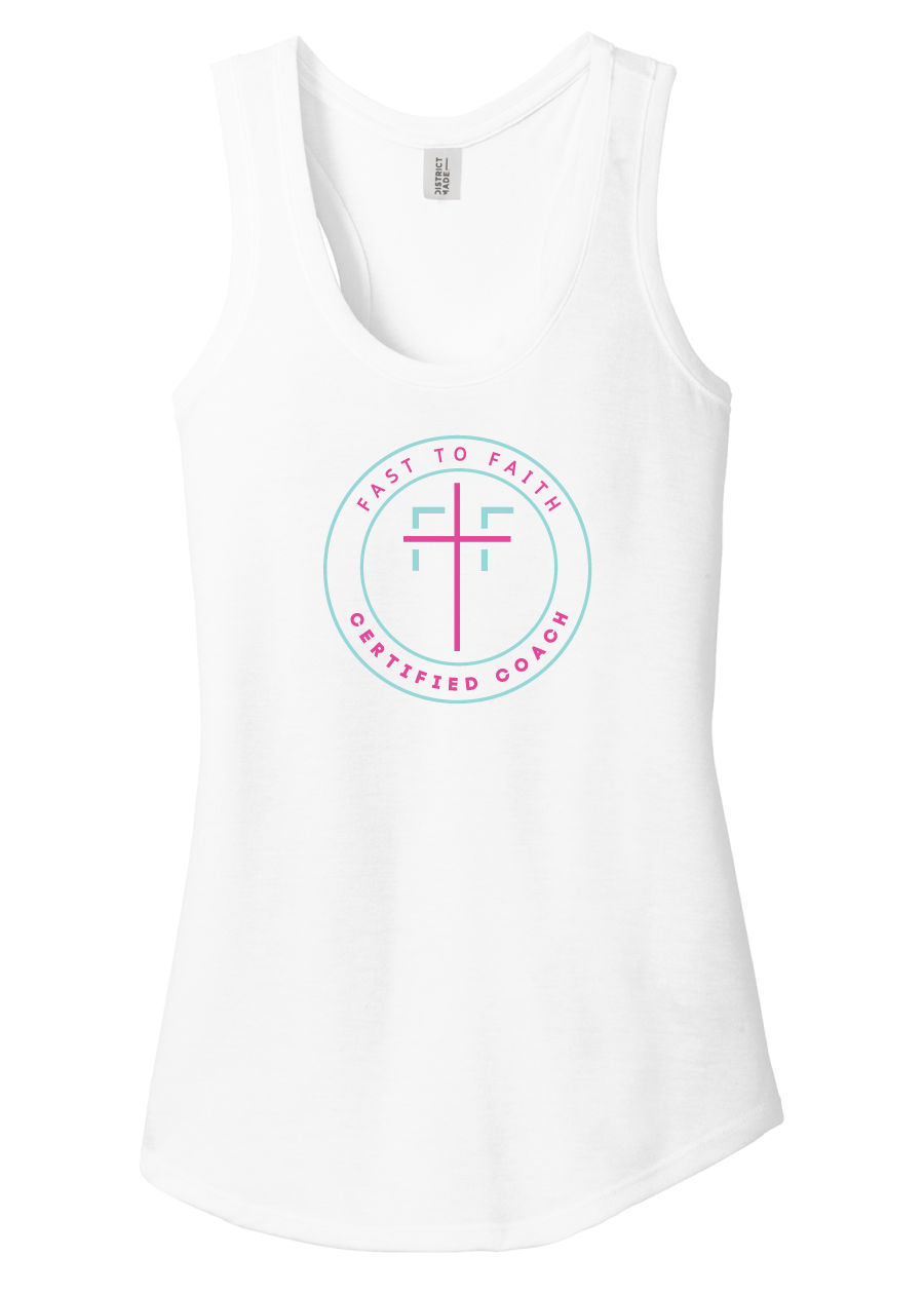 Fast to Faith - Women's Tank Top, Coaches Only (multiple colors)