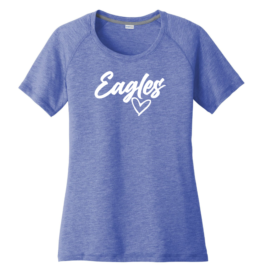 Eagle Crest - Women's Tri-Blend Scoop Neck Raglan Tee