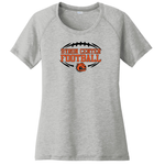 Byron Center Football - Women's Tri-Blend Scoop Neck Raglan Tee