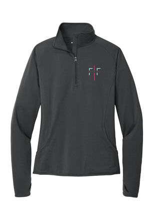 Fast to Faith - Women's Q-Zip (multiple colors)