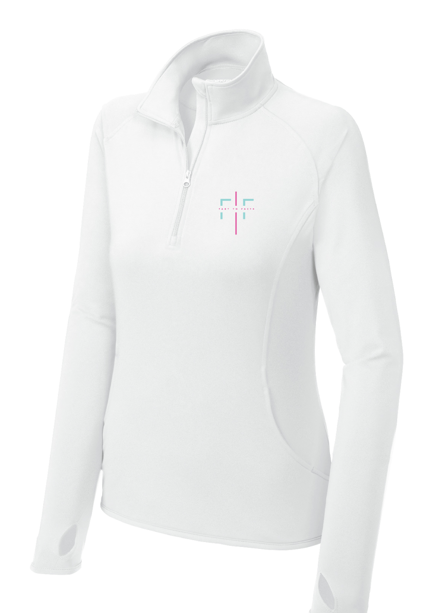 Fast to Faith - Women's Q-Zip (multiple colors)