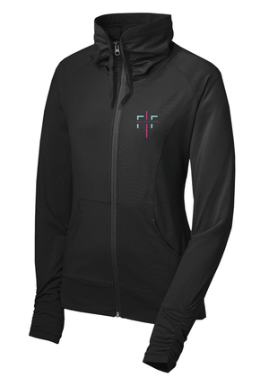 Fast to Faith - Women's Stretch Full-Zip Jacket (multiple colors)