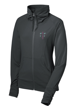 Fast to Faith - Women's Stretch Full-Zip Jacket (multiple colors)