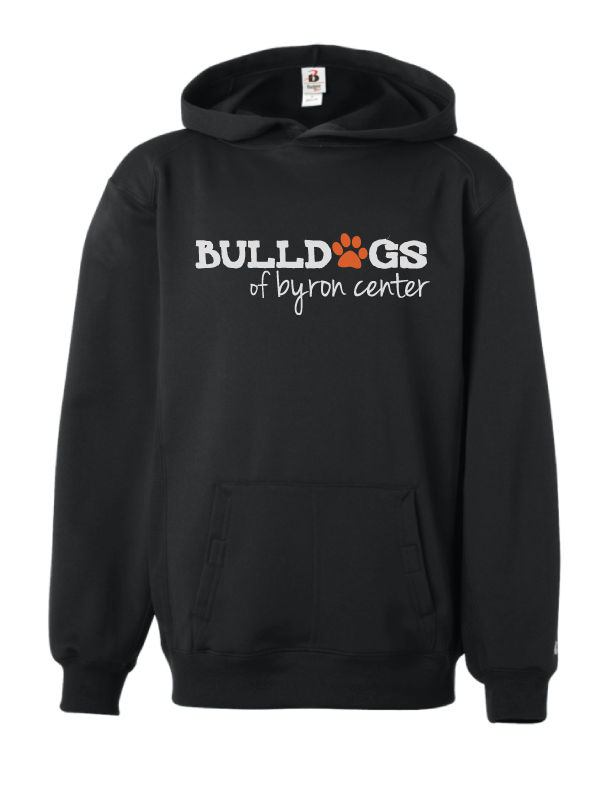 Byron Center - Youth Raglan Hooded Sweatshirt