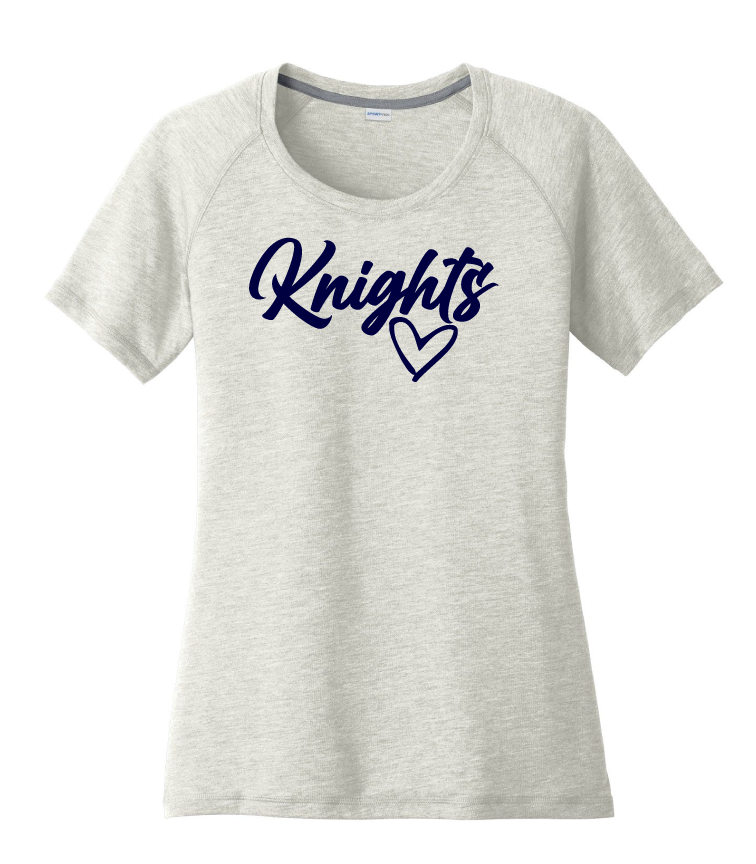 Knapp - Women's Tri-Blend Scoop Neck Raglan Tee