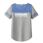 Cross Creek - Women's Tri-Blend Wicking Fan Tee