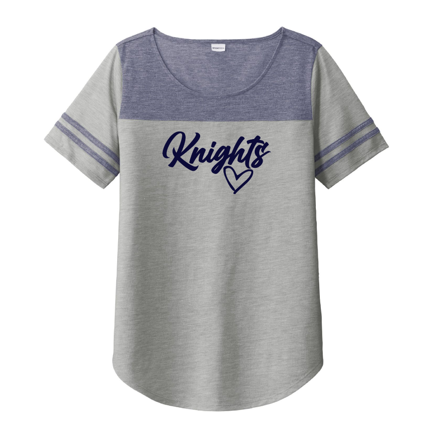 Knapp - Women's Tri-Blend Wicking Fan Tee