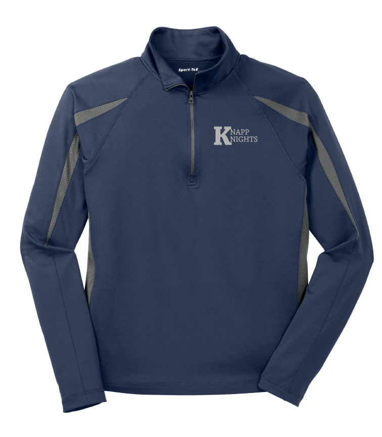 Knapp - Adult Stretch 1/2-Zip Colorblock Pullover